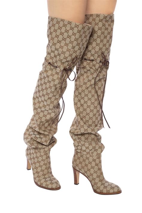 gucci elizabeth boots|gucci boots women thigh high.